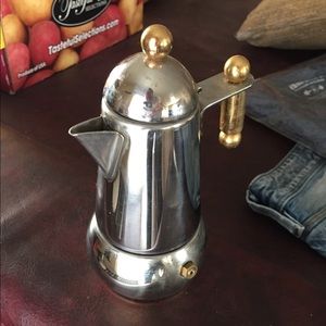 Antique one cup coffee percolator